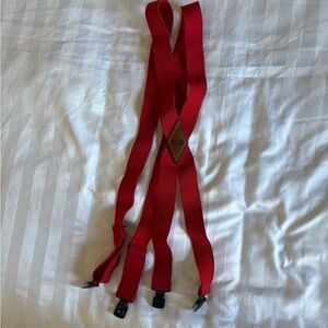 Levi's Bold Red Men's Suspenders